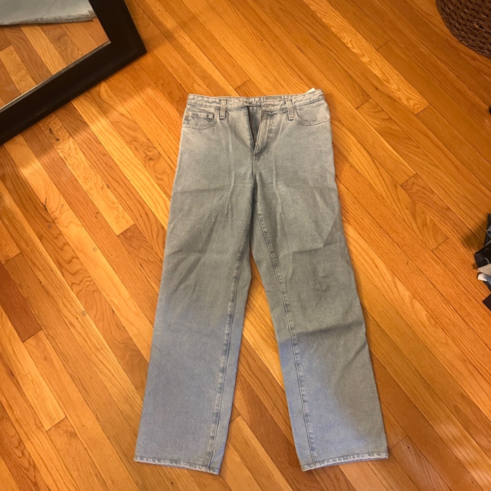 AG Adriano Goldschmied Contour 360 Wide Leg Alexxis Light Wash Jeans - Picture 2 of 8